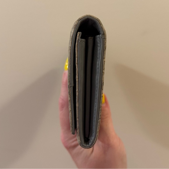 Miu Miu - Taupe Crocodile Embossed Wallet - Picture 5 of 9